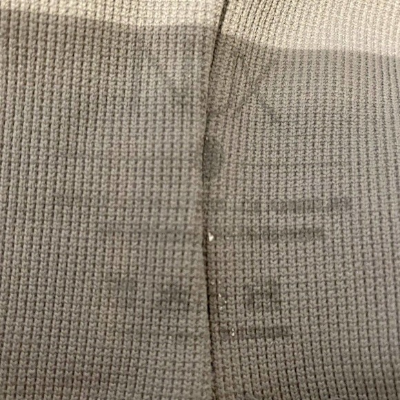 Nux Small Seamless Capri Leggings Stretch Mid Rise Gray Yoga Running Ath… - Picture 5 of 6